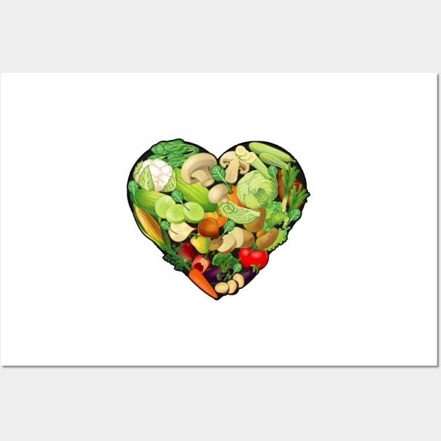 Plant-Based Heart Wall Art by Perrots